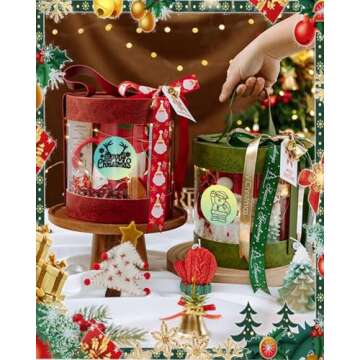 Joatuxul 2 inch Round Thermal Labels, Thermal Printer Labels use for Barcode, Shipping, Customized, Circle Direct Thermal Stickers 500 Labels for Printer, Gradient Green