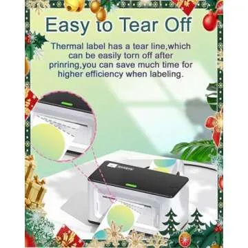 Joatuxul 2 inch Round Thermal Labels, Thermal Printer Labels use for Barcode, Shipping, Customized, Circle Direct Thermal Stickers 500 Labels for Printer, Gradient Green