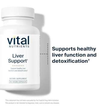 Vital Nutrients Liver Support with Milk Thistle and Curcumin