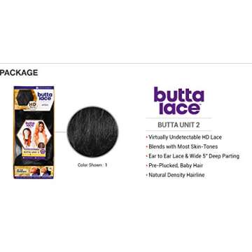Sensationnel Synthetic Hair Butta Lace Front Wig BUTTA UNIT 2 (1B)