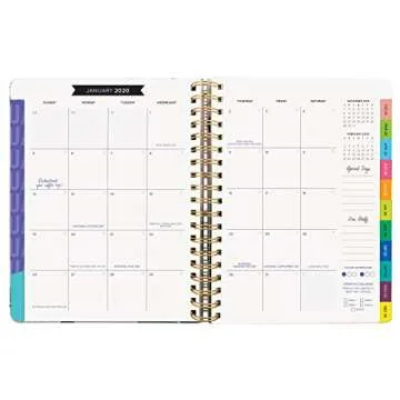 Stay Golden Planner with 1000+ Stickers for 2019-2020