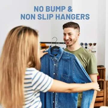 HOUSE DAY Velvet Hangers - Stylish & Space-Saving Clothes Hangers