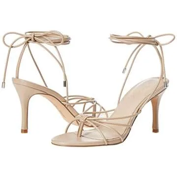 Stylish Archie Lace-Up Heeled Sandal by The Drop