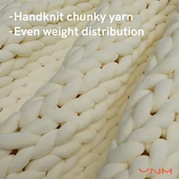 YnM Velvet Handmade Weighted Blanket for Cozy Sleep