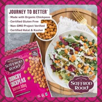 Nutritious Crunchy Roasted Chickpeas - Vegan & Gluten Free