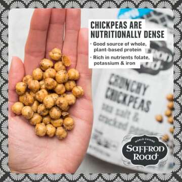 Nutritious Crunchy Roasted Chickpeas - Vegan & Gluten Free