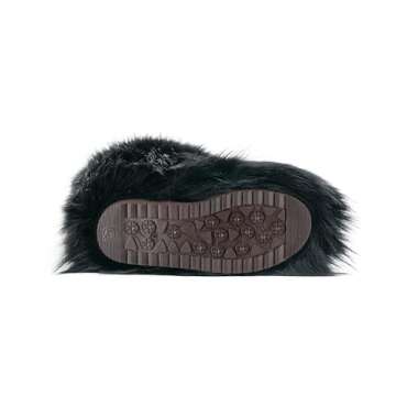 IXU Women's Comfy Faux Fur Winter Knee-High Boots