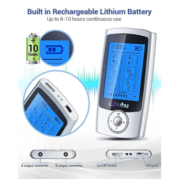 Ohuhu TENS Unit: Pain Relief Electric Muscle Stimulator