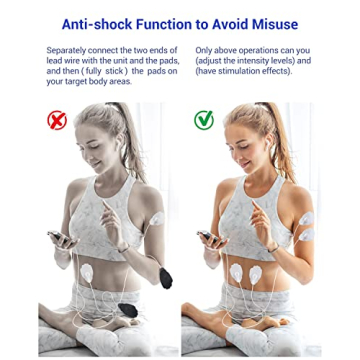 Ohuhu TENS Unit: Pain Relief Electric Muscle Stimulator