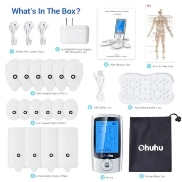 Ohuhu TENS Unit: Pain Relief Electric Muscle Stimulator