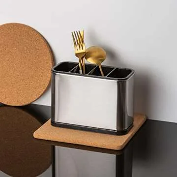 Cork Trivets for Hot Dishes, Cork Pot Holder for Hot Pots and Pans 4 Pack 8 Inch, Heat Resistant Cork Board, Hot Pads for Table and Countertop, Thick Cork Coasters for Drinks