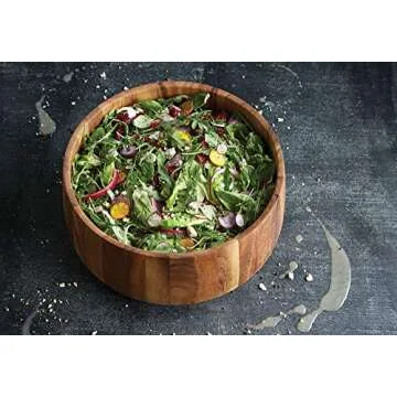 Ironwood Gourmet Large Tulip Salad Bowl, Large Tulip Salad Bowl