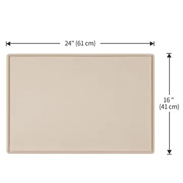 Durable EIOKIT Dog Food Mat for Pets - Waterproof & Non-Slip