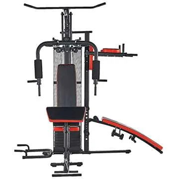 BalanceFrom-Home-Gym-System Workout-Station with 380LB of Resistance, 145LB-Weight Stack, Comes with Installation Instruction-Video