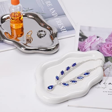 Charming Cloud-Shaped BIGPIPI Ceramic Jewelry Tray