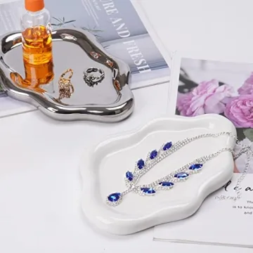 Charming Cloud-Shaped BIGPIPI Ceramic Jewelry Tray