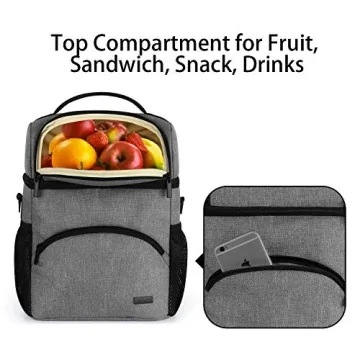 Teamoy Double Layer Cooler Bag for Baby Bottles