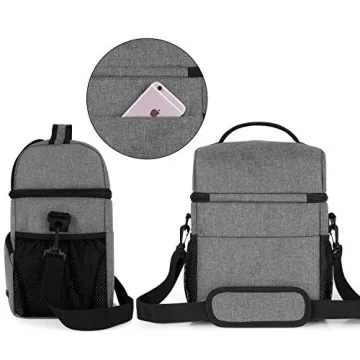 Teamoy Double Layer Cooler Bag for Baby Bottles