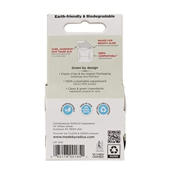 Eco-Friendly RADIUS Silk Dental Floss - Non-Toxic Plaque Control