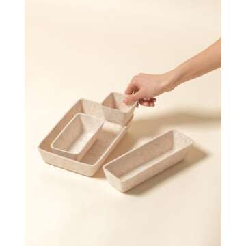 SortJoy Drawer Organizer Set for Home Storage Solutions