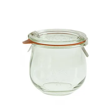 Weck Tulip Jars Set of 6 - Stylish Multi-Functional Glass Storage