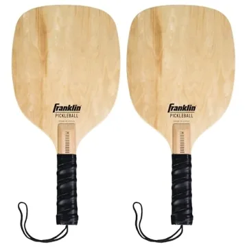 Franklin Sports Portable Pickleball Court Net Set with Paddles