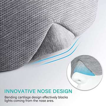 Mavogel Lightweight Sleep Eye Mask for Travel and Naps