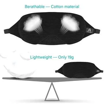 Mavogel Lightweight Sleep Eye Mask for Travel and Naps