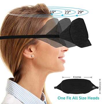 Mavogel Lightweight Sleep Eye Mask for Travel and Naps