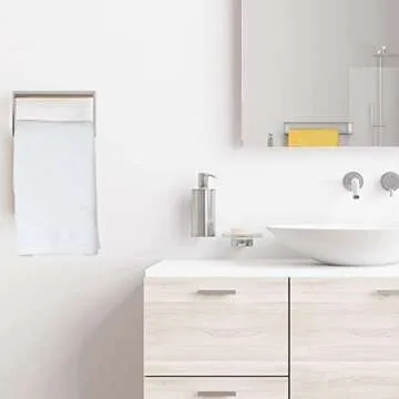 Lchkrep Cotton Hand Towels 2 Pack, Salon Thick Bath Hand Towel,Gym Towel 14" x 30", Face Cloth, Soft and Absorbent Washcloths Set for Home Bathroom Hotel (White)…