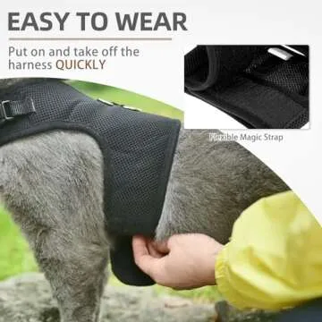 PUPTECK Soft Mesh Cat Harness - Comfortable & Stylish