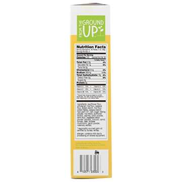 Crunchy Sea Salt Cauliflower Crackers - 4oz Healthy Snack