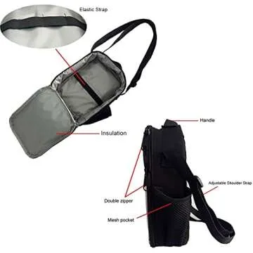 Uourmeti Bow Tie Black Girls Backpack Set 3 Piece School Bag and Lunch Box with Pencil Case Lightweight Bookbag for Elementary School Backpack for Kids Back Pack for School Book Bag for Kindergarten