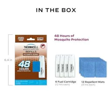 Thermacell Mosquito Repellent Refills Earth Scent - Lasting Protection