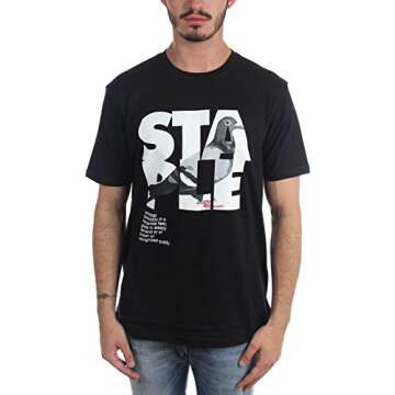 Staple - Mens Definition Pigeon T-Shirt, Size: Medium, Color: Black