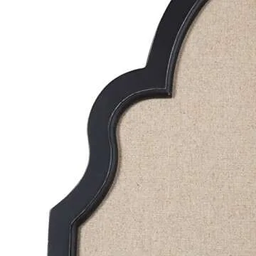 Kate and Laurel Hogan Framed Arch Fabric Pinboard