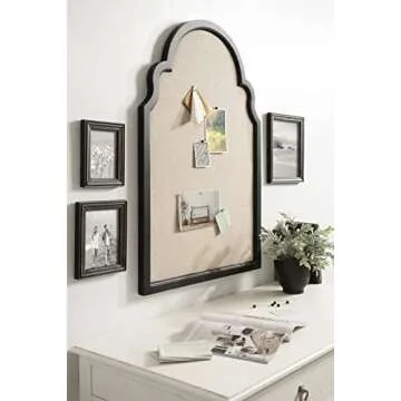 Kate and Laurel Hogan Framed Arch Fabric Pinboard