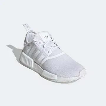 adidas Originals Women’s NMD_R1 Sneakers - White/Silver Metallic