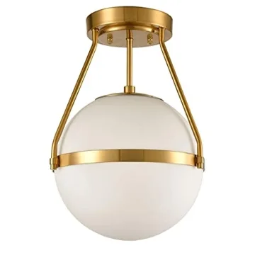 Stunning HOLKIRT Globe Ceiling Light Fixture for Any Space