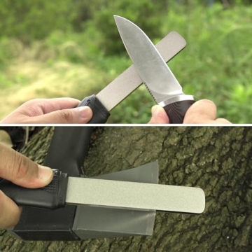 Versatile SHARPAL Dual-Grit Diamond Knife Sharpener
