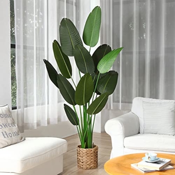 Fopamtri 6 Feet Artificial Bird of Paradise Plant