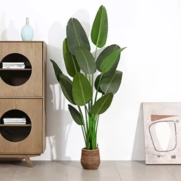 Fopamtri 6 Feet Artificial Bird of Paradise Plant