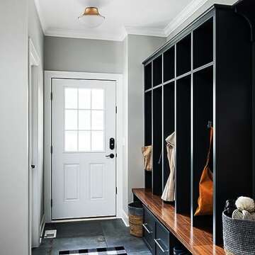 TENGIANTS Modern Gold Semi Flush Mount Ceiling Light Fixture Brass Metal Round Bowl Shape Milk Glass Light Fixture Ceiling Mount for Bathroom Bedroom Hallway Entrance Staircase Office Living Room