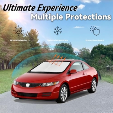 PAIMOHO Car Sun Shade for Honda Civic 2006-2011