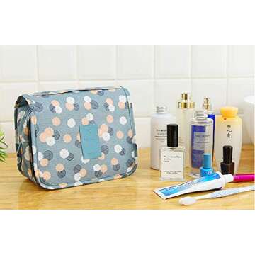 Sechunk Waterproof Toiletry Bag for Women - Stylish & Functional