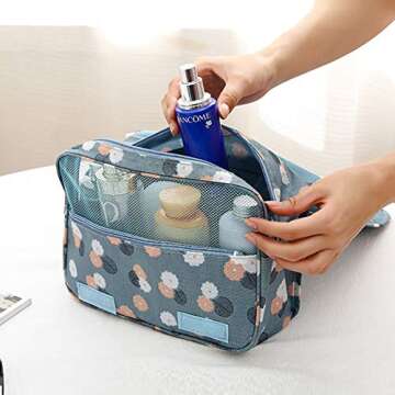 Sechunk Waterproof Toiletry Bag for Women - Stylish & Functional