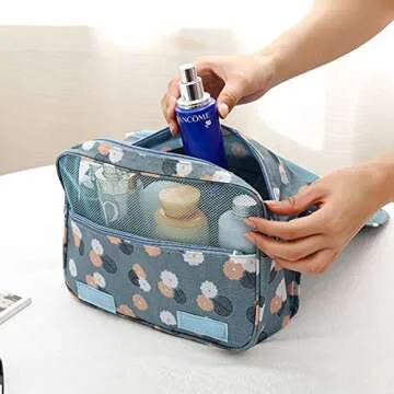 Sechunk Waterproof Toiletry Bag for Women - Stylish & Functional