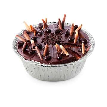 Oopsu 100 Pack Round Foil Pans for Baking and Cooking