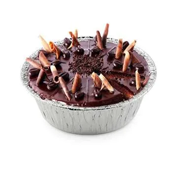 Oopsu 100 Pack Round Foil Pans for Baking and Cooking