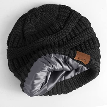 Stylish Kids Satin Lined Winter Hat for Perfect Warmth